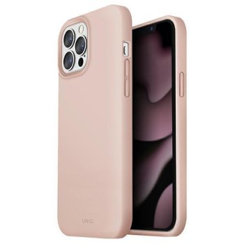 Apple Iphone 13 Pro 6,1" Uniq Etui Lino Hue Case Cover, Pink | Telefona Maciņš Vāks Apvalks Bampers