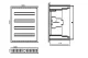 MCB Distribution Box TIBOX 585x750x115mm, 4x24P, Surface Mount, IP54