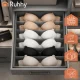 Underwear Drawer Organizers Ruhhy, 4 Pcs Set, Grey