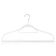 Massido MS-859 Velour Clothes Hangers, 20 Pcs, Black
