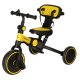 Kids Baby Trolley Bike Tricycle Stroller Buggy TRIKE FIX V4, Black-Yellow