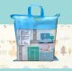 Large double-sided foldable kids foam play mat 150 x 180 cm, tiger and city