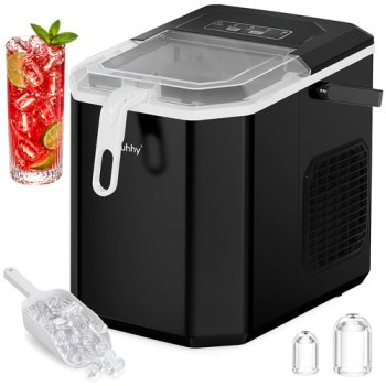 Ruhhy 1.2L Ice Maker, Black