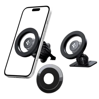 Spigen MFT13 MagSafe Car Holder for Dashboard or Air Vent - Black