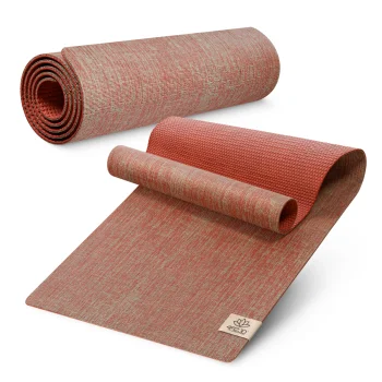 4FIZJO Exercise and Yoga Mat 6 mm, 173x61 cm, Burgundy