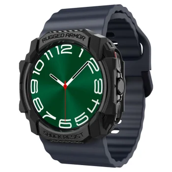 Spigen Rugged Armor Case for Samsung Galaxy Watch Ultra (47mm) Matte Black