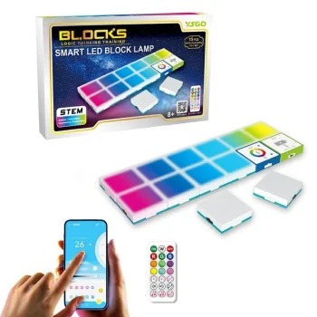 Modular Logic Building Blocks with Lights and Bluetooth Program