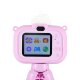 Kids Digital Camera with Tripod and Selfie Cam, Unicorn Toy for Girls, Purple