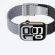 Set of 2 AmazingThing Blend Band Straps for Apple Watch 45/46/49mm, Grey-Black/Grey