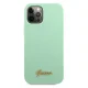 Guess Silicone Vintage Case for Apple iPhone 12 Pro Max, Green