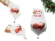Christmas Table Runner with Santa Claus, 205x35 cm, White