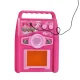 Iso Trade 00022407 Kids Electric Guitar Set with Microphone & Amplifier, Pink