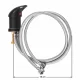 Gabbiano 138569 Hairdressing Washbasin Mixer Tap, Black