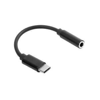 Maxlife MXJC-02 USB-C to 3.5 mm Jack Audio Adapter, Black