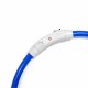 LED Dog Collar Adjustable Safety Light, blue
