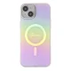 Guess iPhone 15 Plus Case IML Iridescent MagSafe, Pink