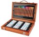 Artist\'s painting drawing set in a wooden box 174 pcs. pencils, paint, brushes, etc.