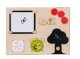Educational Toy Double Sided Wooden Manipulation Sensory Busy Board, 50x37.5cm