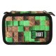 Trīs Kārtu Penālis Ar Piederumiem ST.RIGH - Pixel Cubes | School Pencil Case