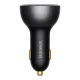Baseus Digital Display Fast Car Charger USB-A / USB-C PD3.1 140W black + USB-C cable Baseus Superior Series 5A 240W 1m...