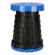 Telescopic Portable Adjustable Height Folding Stool for Camping Festival Hiking BBQ Gardening Fishing, Blue