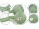 Magnetic Curtain Tiebacks, Green, 2 pcs