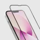 Tempered Glass Screen Protector SBS Full Cover for iPhone 13 / 13 Pro / 14 / 16e / 17e, Black