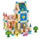 ECOTOYS Wooden Building Blocks 6-in-1 House Construction Set