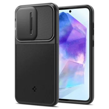 Spigen Optik Armor Phone Case Cover Samsung Galaxy A55 5G - Black