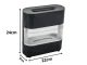 Fireplace Air Humidifier with Flame Effect, Aromatherapy, USB & Remote, 300ml