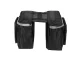 Large Bicycle Rear Rack Bag, 2 Compartments, 28L, Black