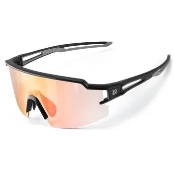 Rockbros Photochromic Cycling Glasses with UV Protection & Corrective Insert, Black