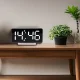 GreenBlue GB383 Alarm Clock with Thermometer, Black