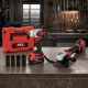 OPEX TOOLS OPX28006 2in1 Cordless Angle Grinder & Impact Wrench, 21V, 2x 3.0Ah