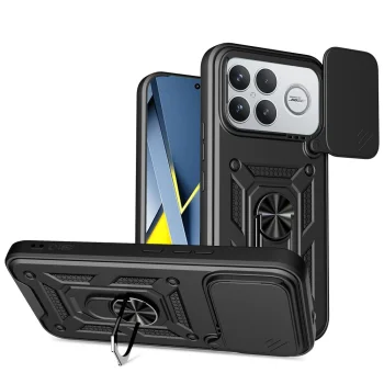 Tech-Protect CamShield Pro Case for Xiaomi Poco F8 Ultra with Camera Slider - Black