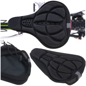 RALLEX 3D Gel Bicycle Seat Cover, Black