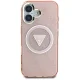 Guess IML Metal Glitter 4G MagSafe Case for iPhone 16, Pink