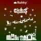Ruhhy 00022305 Christmas Window Stickers, 66 cm