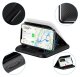 Universal Car Phone Holder with 3-Way Angle Adjustment and Gel Pad, black
