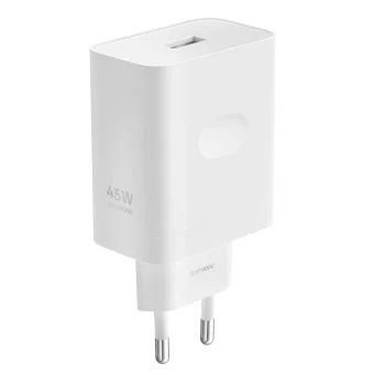 Oppo VCB4JBEH 45W USB-A Wall Charger, SUPERVOOC, White