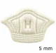 Self-Adhesive Shoe Heel Grips 5mm, White