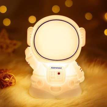 Kid's Silicone LED RGB Light Night Lamp, Astronaut