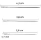 Self-Threading Sewing Needles Set AG810, 12 pcs.