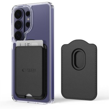 Tech-Protect CH02 MagWallet MagSafe Magnetic Phone Wallet - Black
