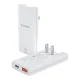 Choetech PD6011 65W GaN USB-C + USB-A Wall Charger, White
