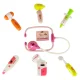 Interactive Set of Toy Doctor\'s Accessories 8 pcs, Pink
