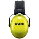 uvex K30 Hearing Protection Earmuffs, Foldable, SNR 36 dB, Black / Red