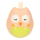 Kid\'s Educational Sensory Tumbler Toy Roly-poly Rattle \"Owl\", Pink