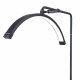 LED Half Moon Lamp 40W for Estheticians and Lash Techs, Black