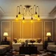 6-Arm Modern Chandelier Ceiling Light, Bulk Pack of 20